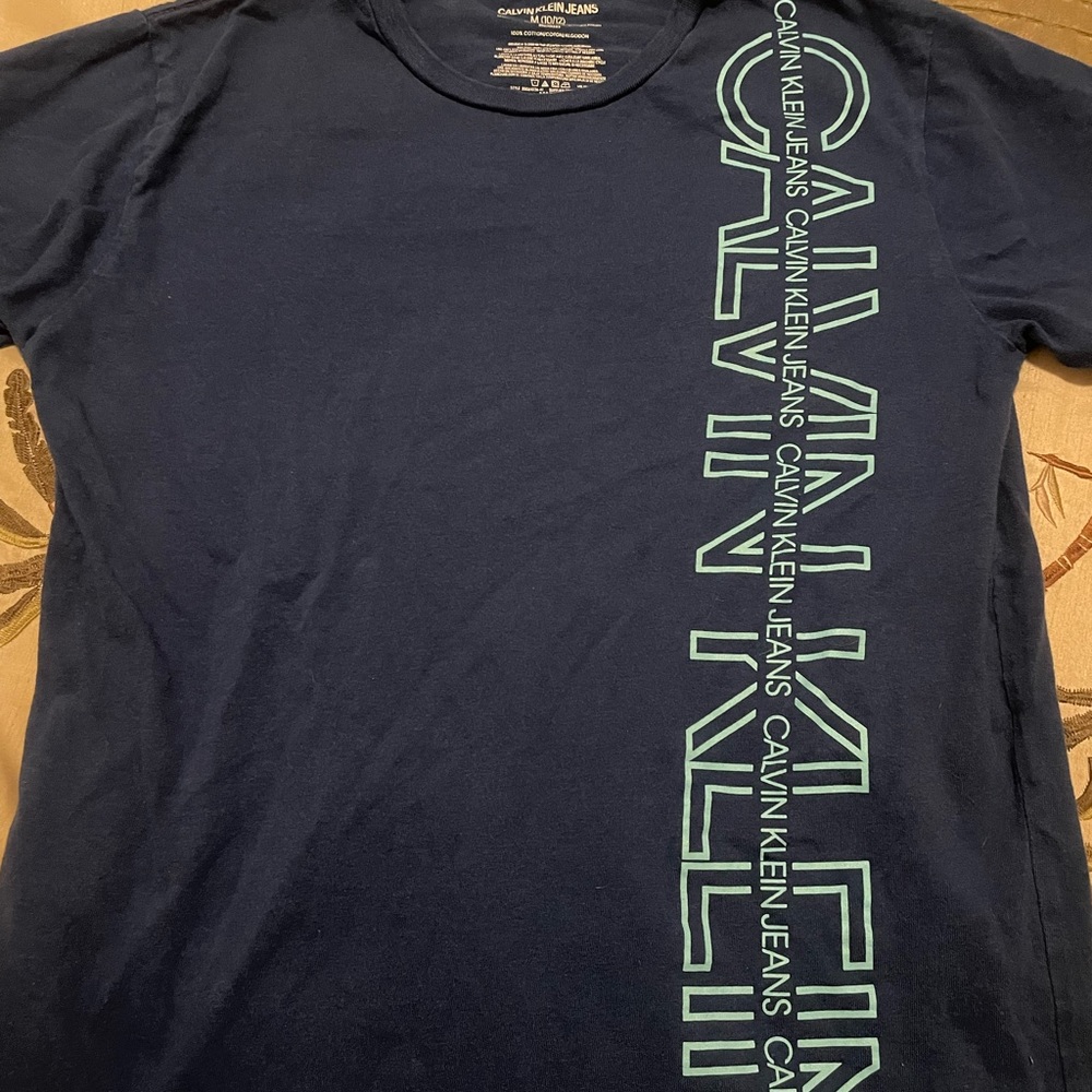 Calvin Klein Jeans T-Shirt, Dark Blue, Size M